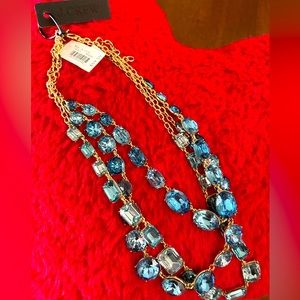 J Crew blue stones necklace.